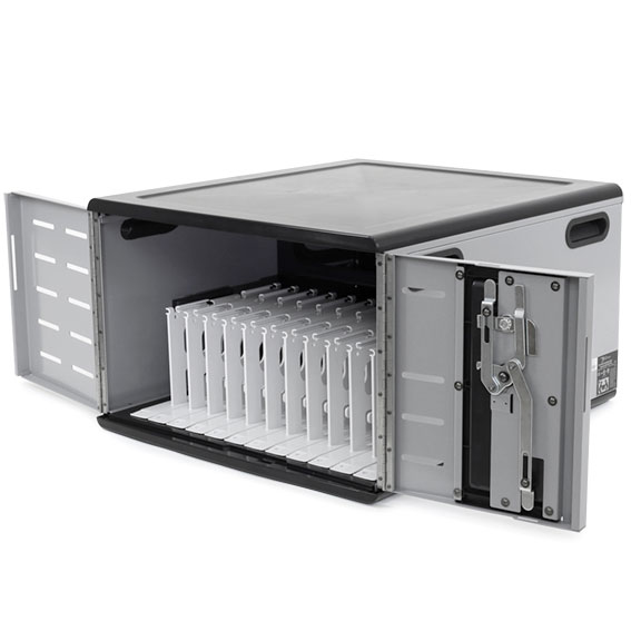 Ergotron ZIP12 Armadio per la gestione dei dispositivi portatili Nero, Grigio