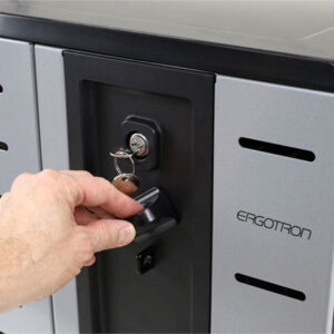 Ergotron ZIP12 Armadio per la gestione dei dispositivi portatili Nero, Grigio