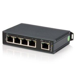 StarTech.com Switch di rete Commutatore Industriale Ethernet a 5 porte - Guida DIN / Montabile a parete immagine principale StarTech.com Switch di rete Commutatore Industriale Ethernet a 5 porte - Guida DIN / Montabile a parete