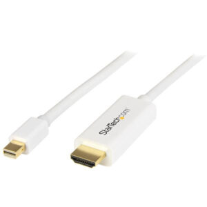 StarTech.com Cavo convertitore adattatore Mini DisplayPort a HDMI - mDP a HDMI da 2m - 4K bianco immagine principale StarTech.com Cavo convertitore adattatore Mini DisplayPort a HDMI - mDP a HDMI da 1m - 4K bianco