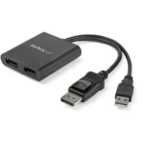 StarTech.com Hub MST DisplayPort a 2 Porte - Adattatore Multi-Monitor DP 1.2 - SdoppiatoreSplitter Video DisplayPort 4K 30Hz o 1080p 60Hz per Doppio Monitor - Alimentazione via bus USB - Solo Windows immagine principale StarTech.com Hub MST DisplayPort a 2 Porte - Adattatore Multi-Monitor DP 1.2 - SdoppiatoreSplitter Video DisplayPort 4K 30Hz o 1080p 60Hz per Doppio Monitor - Alimentazione via bus USB - Solo Windows