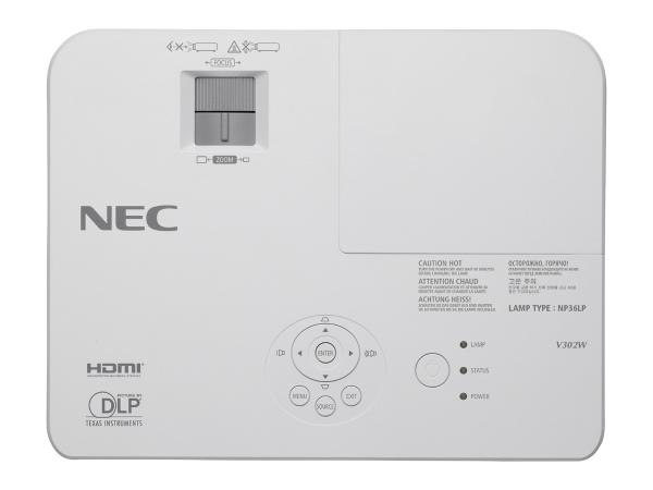 NEC V332X Proiettore a raggio standard 3300 ANSI lumen DLP XGA (1024x768) Compatibilità 3D Bianco
