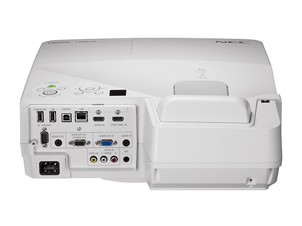 NEC UM352Wi-MP Proiettore a raggio ultra corto 3500 ANSI lumen 3LCD WXGA (1280x800) Bianco