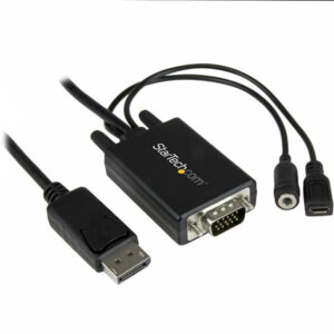StarTech.com Cavo Adattatore DisplayPort a VGA - Convertitore DP a VGA con audio - 1920 x 1200 da 2m