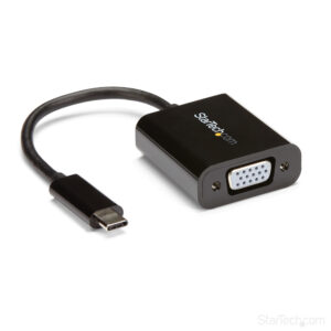 StarTech.com Adattatore USB-C a VGA - Convertitore Video USB 3.1 type-C a VGA - 1080p - Nero immagine principale StarTech.com Adattatore USB-C a VGA - Convertitore Video USB 3.1 type-C a VGA - 1080p - Nero