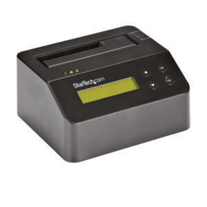 StarTech.com Docking Station per Hard Disk a Singolo Slot - Dock USB 3.0 Standalone con funzione Eraser e Sanificazione per HDD/SSD SATA II, 9 Modalità di Cancellazione - Display LCD, Porta Stampante DB-9 - TAA immagine principale StarTech.com Docking Station per Hard Disk a Singolo Slot - Dock USB 3.0 Standalone con funzione Eraser e Sanificazione per HDD/SSD SATA II, 9 Modalità di Cancellazione - Display LCD, Porta Stampante DB-9 - TAA