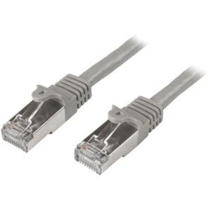 StarTech.com Cavo di rete Cat6 Ethernet Gigabit - Cavo Patch RJ45 SFTP da 50 cm - Grigio immagine principale StarTech.com Cavo di rete Cat6 Ethernet Gigabit - Cavo Patch RJ45 SFTP da 1 m - Grigio