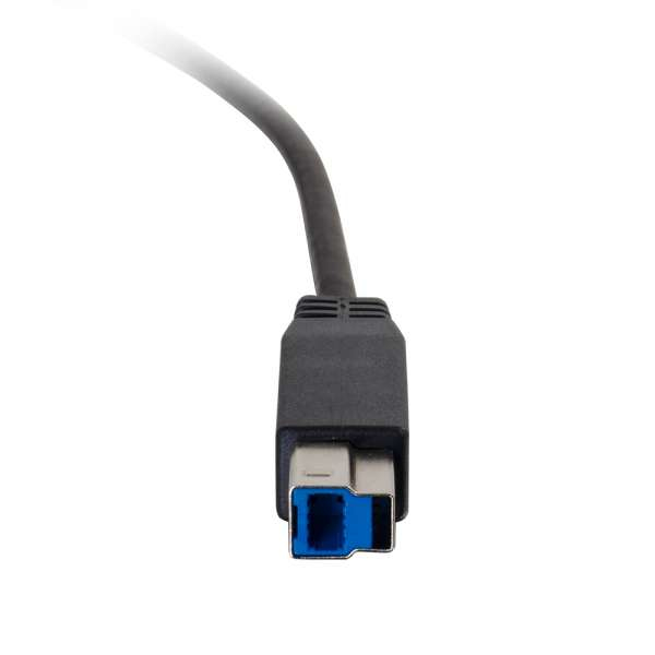 C2G USB 3.0, C - Standard B, 3m cavo USB USB 3.2 Gen 1 (3.1 Gen 1) USB C USB B Nero