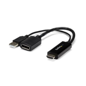 StarTech.com Adattatore / Convertitore HDMI a DP alimentato via USB - Ultra HD 4K immagine principale StarTech.com Adattatore / Convertitore HDMI a DP alimentato via USB - Ultra HD 4K