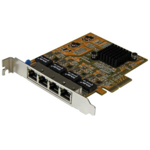 StarTech.com Adattatore Scheda di Rete Ethernet Gigabit PCI express PCIe NIC a 4 porte immagine principale StarTech.com Adattatore Scheda di Rete Ethernet Gigabit PCI express PCIe NIC a 4 porte