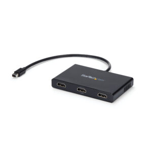 StarTech.com Adattatore multi monitor a 3 porte - Hub MST Mini DisplayPort a HDMI - Triplo 1080p o doppio 4K 30Hz - Video splitter in modalità desktop esteso solo su Windows - mDP 1.2 a 3x HDMI immagine principale StarTech.com Adattatore multi monitor a 3 porte - Hub MST Mini DisplayPort a HDMI - Triplo 1080p o doppio 4K 30Hz - Video splitter in modalità desktop esteso solo su Windows - mDP 1.2 a 3x HDMI