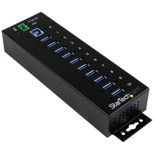 StarTech.com HUB Industriale USB 3.0 a 10 porte - Perno e concentratore USB 3.0 con ESD e protezione da sovratensioni immagine principale StarTech.com HUB Industriale USB 3.0 a 10 porte - Perno e concentratore USB 3.0 con ESD e protezione da sovratensioni