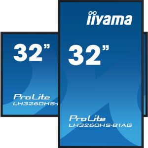 iiyama LH3260HS-B1AG visualizzatore di messaggi Pannello A digitale 80 cm (31.5") LED Wi-Fi 500 cd/m² Full HD Nero Processore integrato Android 11 24/7