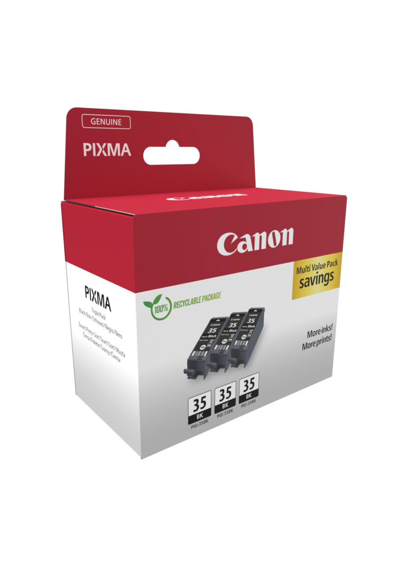 Canon 1509B028 cartuccia d'inchiostro 3 pz Originale Nero