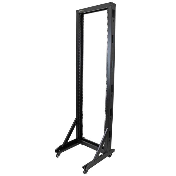 StarTech.com Server Rack a 2 Montanti 42U Open Frame, Armadio Rack di Rete 19" con Ruote, Rack Server 19 Pollici a Telaio Aperto per Apparecchiature AV/Dati/Media/IT, Quadro/Rack dati per spazi domestici/ufficio immagine gallery 2 StarTech.com Server Rack a 2 Montanti 42U Open Frame, Armadio Rack di Rete 19" con Ruote, Rack Server 19 Pollici a Telaio Aperto per Apparecchiature AV/Dati/Media/IT, Quadro/Rack dati per spazi domestici/ufficio