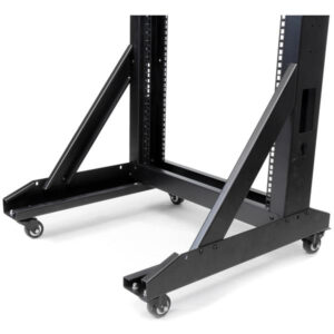 StarTech.com Server Rack a 2 Montanti 42U Open Frame, Armadio Rack di Rete 19" con Ruote, Rack Server 19 Pollici a Telaio Aperto per Apparecchiature AV/Dati/Media/IT, Quadro/Rack dati per spazi domestici/ufficio immagine gallery 4 StarTech.com Server Rack a 2 Montanti 42U Open Frame, Armadio Rack di Rete 19" con Ruote, Rack Server 19 Pollici a Telaio Aperto per Apparecchiature AV/Dati/Media/IT, Quadro/Rack dati per spazi domestici/ufficio