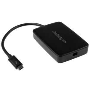 StarTech.com Adattatore da Thunderbolt 3 a Thunderbolt 2 - Da laptop TB3 a display/dispositivi TB2 o TB1 - Convertitore TB2 20Gbps o TB1 10Gbps - Certificato TB3 - Nero - Windows/Mac immagine principale StarTech.com Adattatore da Thunderbolt 3 a Thunderbolt 2 - Da laptop TB3 a display/dispositivi TB2 o TB1 - Convertitore TB2 20Gbps o TB1 10Gbps - Certificato TB3 - Nero - Windows/Mac