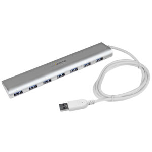 StarTech.com Hub USB a 7 porte, Da USB A a 7 porte USB-A, USB 5Gbps, design robusto, alimentazione via bus o alimentatore esterno, hub USB 3.0 portatile per notebook immagine principale StarTech.com Hub USB a 7 porte, Da USB A a 7 porte USB-A, USB 5Gbps, design robusto, alimentazione via bus o alimentatore esterno, hub USB 3.0 portatile per notebook