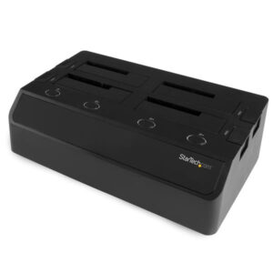 StarTech.com Docking Station a 4 alloggiamenti per SSD/HDD da 2,5"/3,5" - eSATA/USB 3.0 a SATA (6Gbps) immagine principale StarTech.com Docking Station a 4 alloggiamenti per SSD/HDD da 2,5"/3,5" - eSATA/USB 3.0 a SATA (6Gbps)