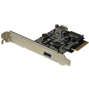 StarTech.com Scheda USB 3.1 a 2-porte (10Gbps) - USB-A, 1x esterna, 1x interna - PCIe immagine principale StarTech.com Scheda USB 3.1 a 2-porte (10Gbps) - USB-A, 1x esterna, 1x interna - PCIe