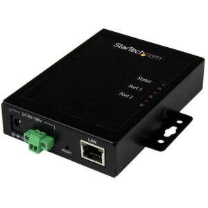 StarTech.com Server per dispositivi Seriali a Ethernet IP a 2 porte - RS232 - Montabile e in Metallo immagine principale StarTech.com Server per dispositivi Seriali a Ethernet IP a 2 porte - RS232 - Montabile e in Metallo