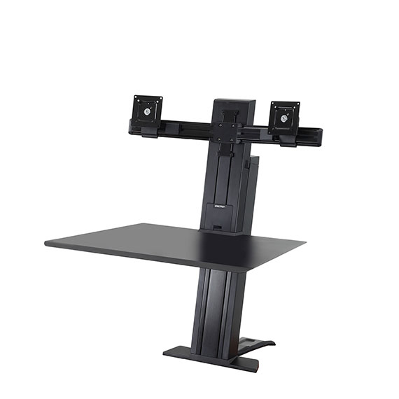 Ergotron WorkFit SR 61 cm (24") Scrivania Nero