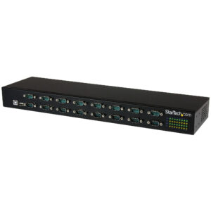 StarTech.com Hub Seriale RS232 a 16 porte - Adattatore USB a DB9 RS232 16x montabile a rack immagine principale StarTech.com Hub Seriale RS232 a 16 porte - Adattatore USB a DB9 RS232 16x montabile a rack