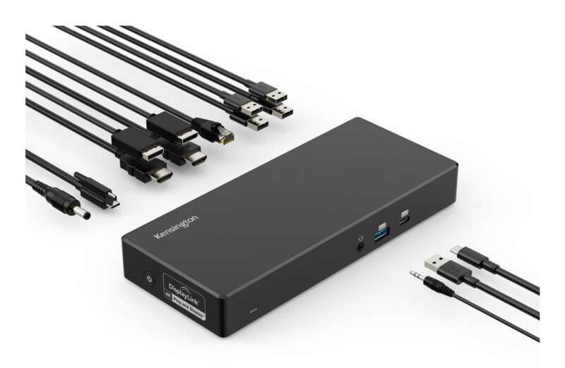 Kensington Docking station doppio 4K USB-C e USB-A SD4781P EQ