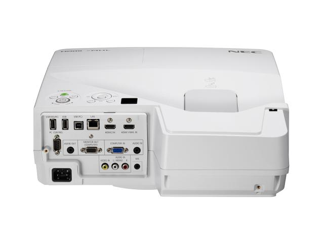 NEC UM301Wi Proiettore a raggio ultra corto 3000 ANSI lumen 3LCD WXGA (1280x800) Bianco