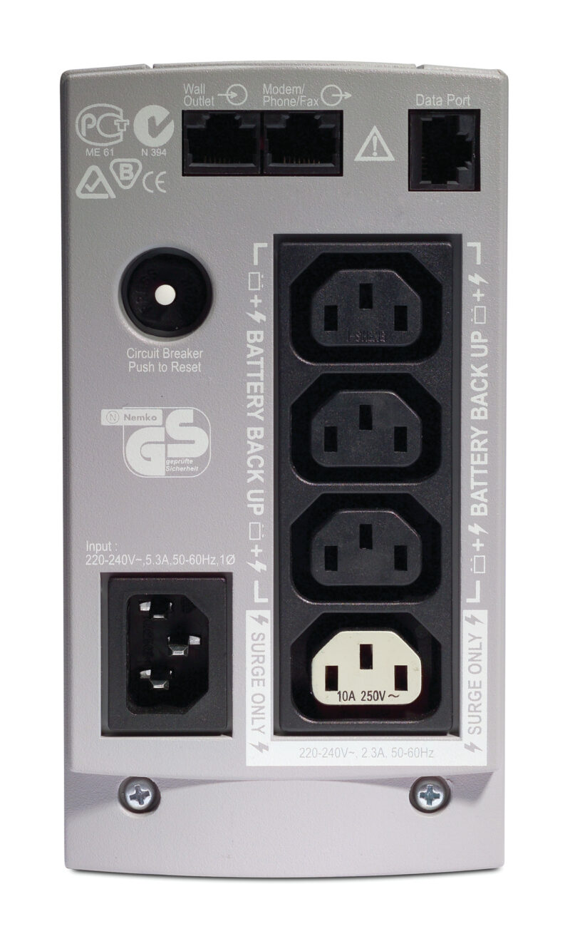 APC Back-UPS gruppo di continuità (UPS) Standby (Offline) 0,35 kVA 210 W 4 presa(e) AC immagine gallery 2 APC Back-UPS gruppo di continuità (UPS) Standby (Offline) 0,35 kVA 210 W 4 presa(e) AC