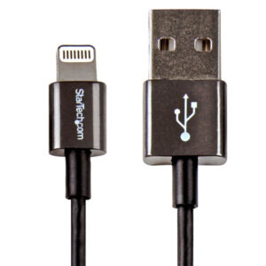 StarTech.com USBLTM1MBK cavo Lightning 1 m Nero immagine principale StarTech.com USBLTM1MBK cavo Lightning 1 m Nero