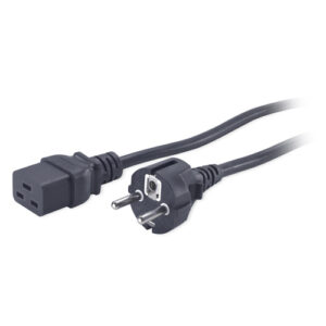 APC AP9875 cavo di alimentazione Nero 2,5 m Accoppiatore C19 CEE7/7 immagine principale APC AP9875 cavo di alimentazione Nero 2,5 m Accoppiatore C19 CEE7/7