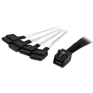 StarTech.com Cavo interno Mini SAS a SATA da 1m - SFF-8643 a 4x SATA immagine principale StarTech.com Cavo interno Mini SAS a SATA da 1m - SFF-8643 a 4x SATA