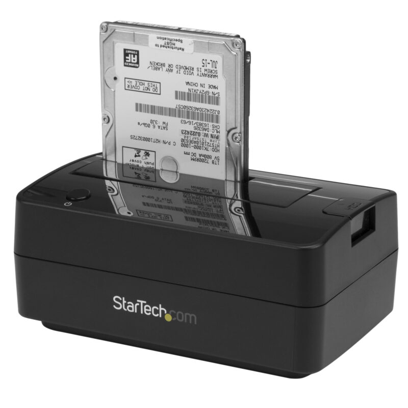 StarTech.com Docking Station per Hard Disk a Singolo Slot - Dock USB 3.1 (10 Gbps)/eSATA per Hard Drive HDD/SSD Esterno SATA III da 2,5/3,5" - Dock Station per Disco Rigido con Carica dall'Alto immagine gallery 5 StarTech.com Docking Station per Hard Disk a Singolo Slot - Dock USB 3.1 (10 Gbps)/eSATA per Hard Drive HDD/SSD Esterno SATA III da 2,5/3,5" - Dock Station per Disco Rigido con Carica dall'Alto