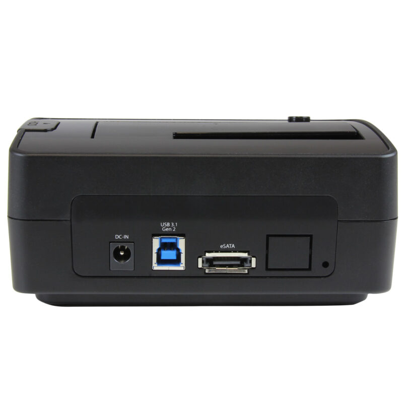 StarTech.com Docking Station per Hard Disk a Singolo Slot - Dock USB 3.1 (10 Gbps)/eSATA per Hard Drive HDD/SSD Esterno SATA III da 2,5/3,5" - Dock Station per Disco Rigido con Carica dall'Alto immagine gallery 3 StarTech.com Docking Station per Hard Disk a Singolo Slot - Dock USB 3.1 (10 Gbps)/eSATA per Hard Drive HDD/SSD Esterno SATA III da 2,5/3,5" - Dock Station per Disco Rigido con Carica dall'Alto