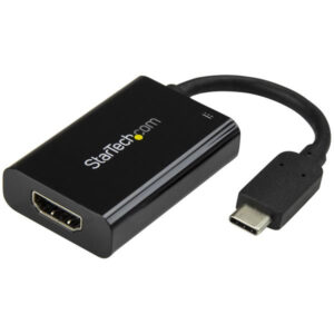 StarTech.com Adattatore video USB-C a HDMI con Power Delivery - 60 Watt - Nero immagine principale StarTech.com Adattatore video USB-C a HDMI con Power Delivery - 60 Watt - Nero