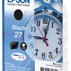Epson Alarm clock Cartuccia Sveglia Nero Inchiostri DURABrite Ultra 27