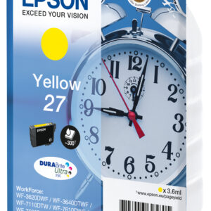 Epson Alarm clock Cartuccia Sveglia Giallo Inchiostri DURABrite Ultra 27