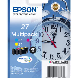 Epson Alarm clock Multipack Sveglia 3 colori Inchiostri DURABrite Ultra 27