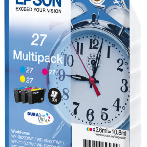Epson Alarm clock Multipack Sveglia 3 colori Inchiostri DURABrite Ultra 27