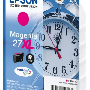 Epson Alarm clock Cartuccia Sveglia Magenta Inchiostri DURABrite Ultra 27XL