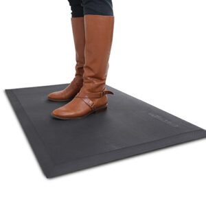 Ergotron Neo-Flex Floor Mat Tappetino di gomma Interno/esterno Rettangolare Nero