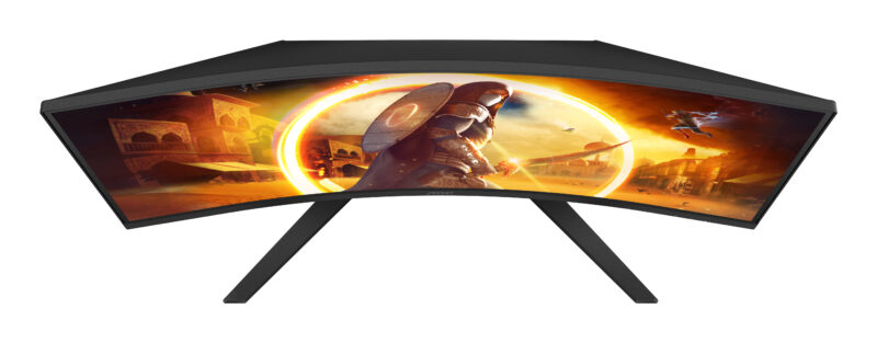 AOC G4 CQ32G4VE Monitor PC 80 cm (31.5") 2560 x 1440 Pixel Quad HD LCD Nero, Grigio