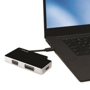 StarTech.com Adattatore da Viaggio Audio/Video 3 in 1 - USB-C a VGA, DVI o HDMI - 4K