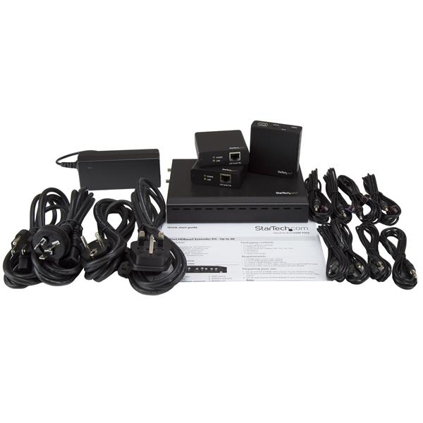 StarTech.com Kit extender HDBaseT a 3 porte con 3 Ricevitori - Splitter HDMI 1x3 via Cat5 - fino a 4K