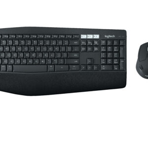 Logitech 920-008226 tastiera Mouse incluso Universale RF senza fili + Bluetooth QWERTY US International Nero immagine principale Logitech 920-008226 tastiera Mouse incluso Universale RF senza fili + Bluetooth QWERTY US International Nero