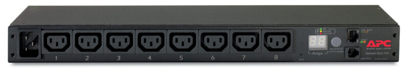 APC AP7821B unità di distribuzione dell'energia (PDU) 8 presa(e) AC 0U/1U Nero