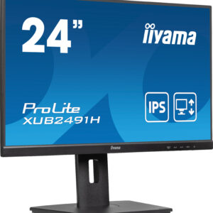 iiyama ProLite XUB2491H-B1 Monitor PC 60,5 cm (23.8") 1920 x 1080 Pixel Full HD LED Nero immagine principale 1-Click Ready Secured BlueStacks App Player on Windows 2012 R2