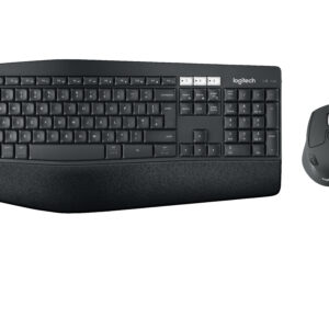 Logitech 920-008229 tastiera Mouse incluso Universale RF senza fili + Bluetooth QWERTY Nordic Nero