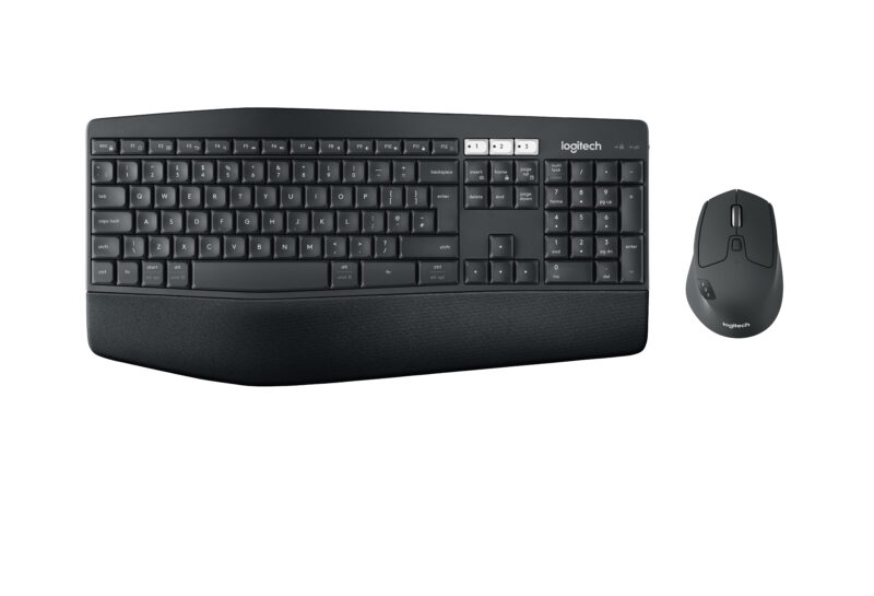 Logitech 920-008229 tastiera Mouse incluso Universale RF senza fili + Bluetooth QWERTY Nordic Nero